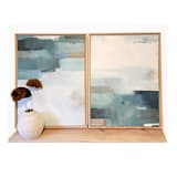 "Sage Fields l and ll" - Original Painting in green by AlisonJerry