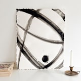 "Plant Cell 14" - Original Painting in black by Mary Gaspar