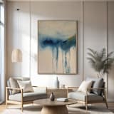 "Ecos de Maré" - Original Painting in brown by Karine Tonial Grimm
