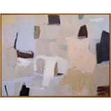 "Remaining Warmth" - Original Painting in beige by Shina Choi
