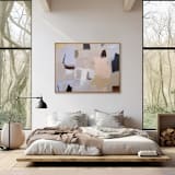 "Remaining Warmth" - Original Painting in beige by Shina Choi