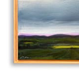 "Vermont Vista" - Original Painting in green by Jen Tips