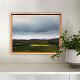 "Vermont Vista" - Original Painting in green by Jen Tips