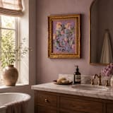"“All My Favorite Flowers” - 16.5 x 19.5 - Original Painting" - Original Painting in multicolor by Sarah Mankin