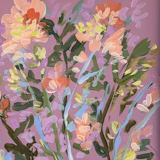 "“All My Favorite Flowers” - 16.5 x 19.5 - Original Painting" - Original Painting in multicolor by Sarah Mankin