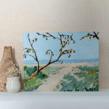 "Arbutus" - Original Painting in multicolor by Lottie Aldarwish