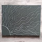 "Summer Sun" - Original Painting in green by The Savage Label