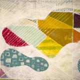 "One thousand steps and some clouds" - Original Painting in multicolorassorted-colors by Bethania Lima