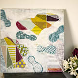 "One thousand steps and some clouds" - Original Painting in multicolorassorted-colors by Bethania Lima