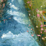 "River Cottages" - Original Painting in multicolor by Lindsay Megahed