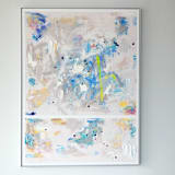 "Skiing in Japan" - Original Painting in multicolorassorted-colors by Kathryn Kelly