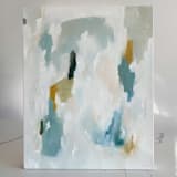 "Wonder" - Original Painting in blue by Nicoletta Savod