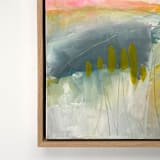 "Must Go Through" - Original Painting in green by Karyn Denten