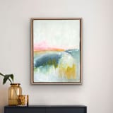 "Must Go Through" - Original Painting in green by Karyn Denten