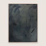 "Night Swim" - Original Painting in blue by Jennifer Daily