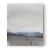 "Beneath the Surface" - Original Painting in gray by Christa Kimble