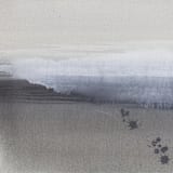 "Beneath the Surface" - Original Painting in gray by Christa Kimble