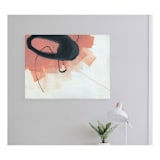 "Orange Abstract" - Original Painting in orange by Kirsta Benedetti
