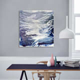 "Skyfall" - Original Painting in blue by Teodora Guererra