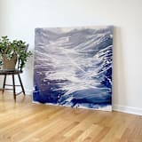 "Skyfall" - Original Painting in blue by Teodora Guererra