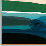 "Pink California Coast" - Original Painting in multicolorassorted-colors by Caryn Owen