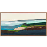 "Monterey Bay Series Long" - Original Painting in multicolorassorted-colors by Caryn Owen