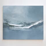 "Origins" - Original Painting in blue by Julia Contacessi