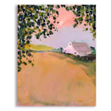 "White Barn" - Original Painting in multicolor by Lindsay Megahed