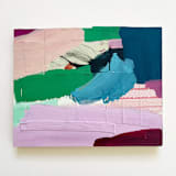 "Painted Hills" - Original Painting in multicolor by Morgan Kendall