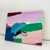 "Painted Hills" - Original Painting in multicolor by Morgan Kendall