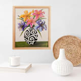 "Bring it to the Party" - Original Painting in multicolorassorted-colors by CONNIE COLLUM