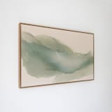 "Liminal" - Original Painting in green by Rebecca King