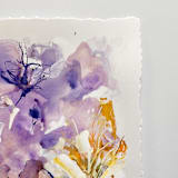 "A Purple Moment, Floral Painting" - Original Painting in multicolorassorted-colors by Suzanna Toole