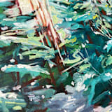 "Winter Sunday" - Original Painting in multicolor by Holly Whitcomb