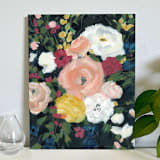 "Last Bloom" - Original Painting in multicolorassorted-colors by Lindsay Megahed