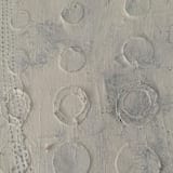 "White Mist" - Original Painting in white by Nina Leth