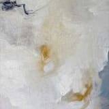 "By Chance Original Oil Painting" - Original Painting in white by Nicoletta Savod