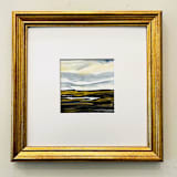 "Dive Deeper" - Original Painting in blue by Golden Lines and Silver Linings