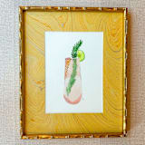 "13 x 16 Watercolor Paloma" - Original Painting in multicolorassorted-colors by Alli Stark