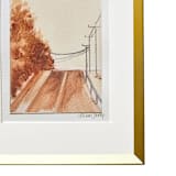 "Country Roads III" - Original Painting in brown by AlisonJerry