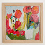 "Poppy" - Original Painting in multicolorassorted-colors by CONNIE COLLUM