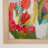 "Poppy" - Original Painting in multicolorassorted-colors by CONNIE COLLUM