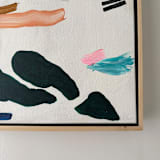 "Botanical 3" - Original Painting in white by Amy Early