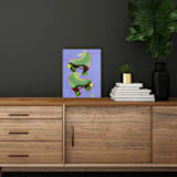 "Hot Wheels" - Original Painting in multicolorassorted-colors by Nicole Simms