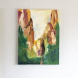 "Garden of the Gods" - Original Painting in orange by Brittany Fan