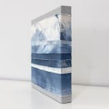 "Rising Tides No. 1 - Original" - Original Painting in blue by Julia Contacessi