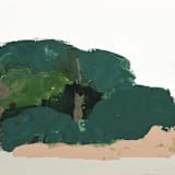 "Santa Cruz Oaks" - Original Painting in green by Caryn Owen