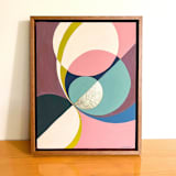 "Quixotic II" - Original Painting in multicolor by Renée Stramel