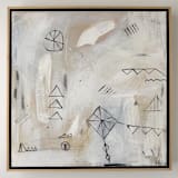 "Untitled No 4" - Original Painting in beige by Amy Early