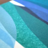 "sea waves" - Original Painting in blue by Carrie Moradi